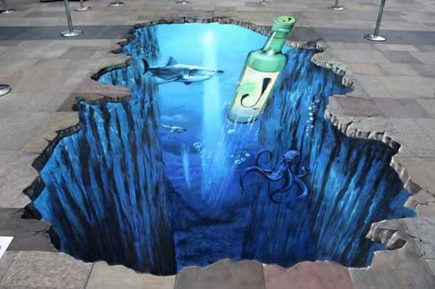 Inspirasi 3D Street Art Paintings
